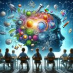 ADHD治療に特化したデジタル療法『EndeavorRx』が脳に与える影響を表現したイメージ。ゲームを活用した治療法と科学的根拠を視覚的に示す。