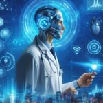 医療用AI技術を搭載したロボット医師と先端医療データのインターフェース